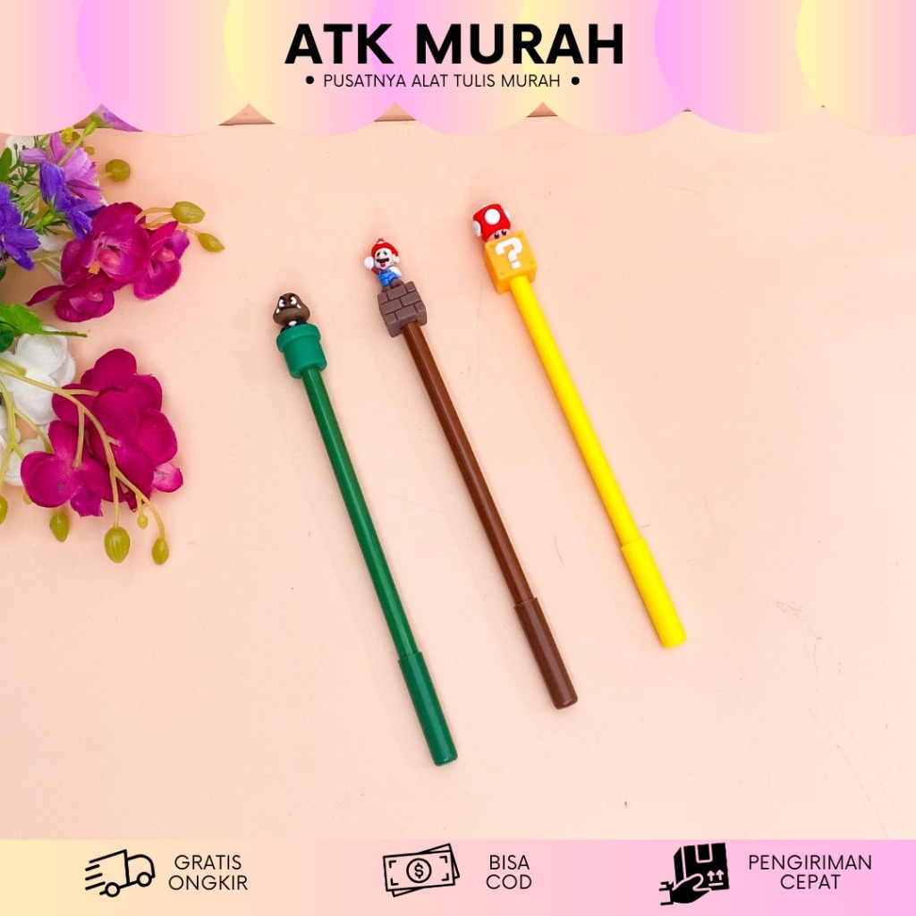 

PULPEN GEL KARTUN MARIO BROSS PGK-1599 PULPEN GEL KARTUN MARIO BROSS PGK-1599 PEN PENA ALAT TULISIMUT KADO UNIK KOREA AESTHETIC COD PEN PENA ALAT TULISIMUT KADO UNIK KOREA AESTHETIC COD C