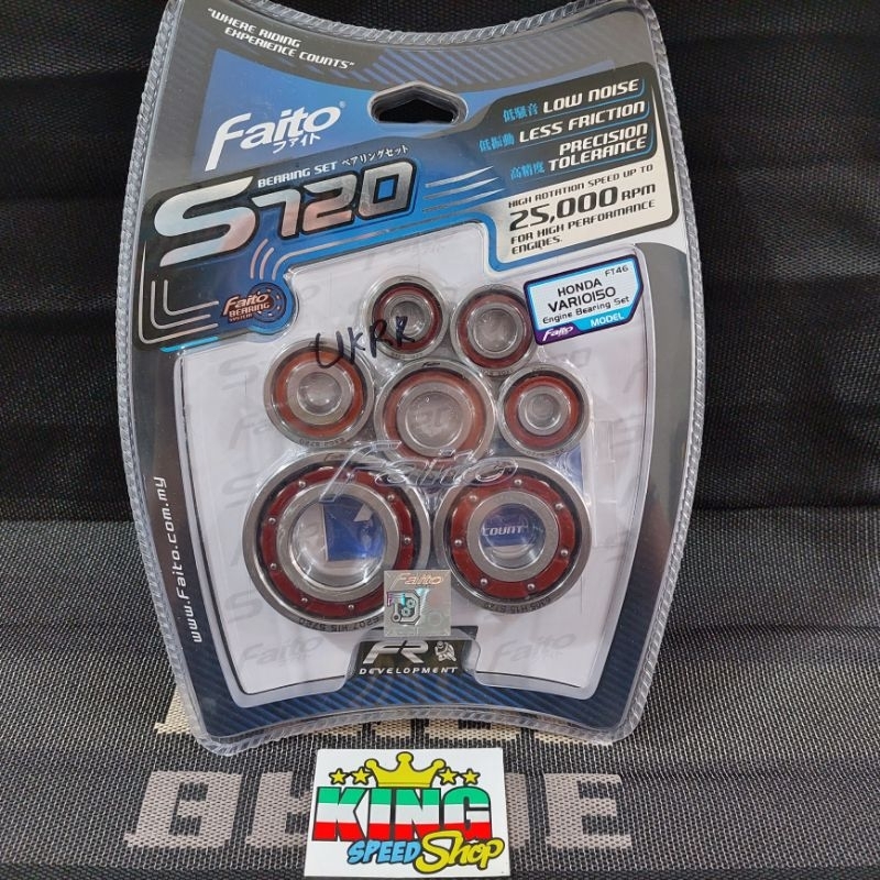 BEARING KRUK AS FAITO S720 LAHER KRUK AS FULL SET BUAT HONDA VARIO 125 / VARIO 150 / PCX CBU / PCX 1