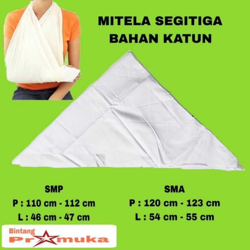 KAIN MITELA PMR / KAIN MITELA SEGITIGA BAHAN KATUN