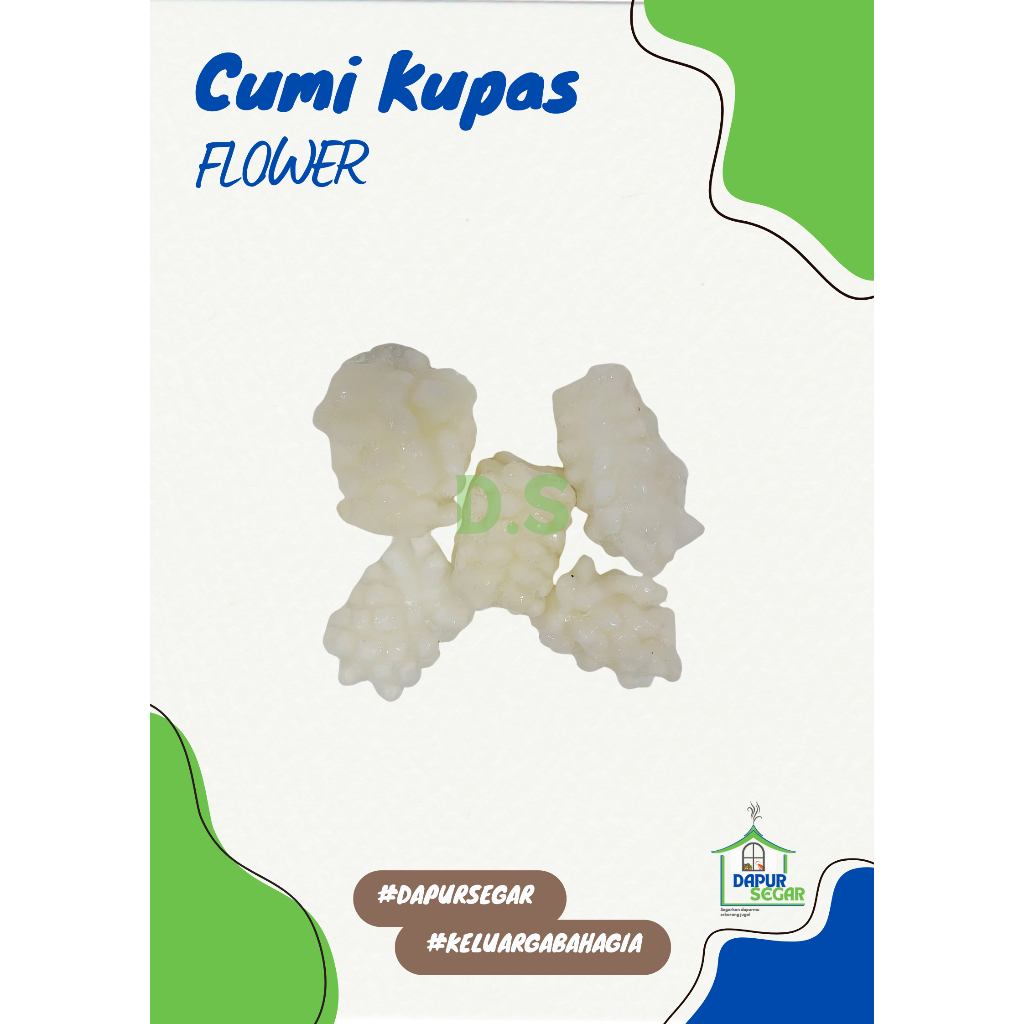 

Cumi kupas flower frozen no pengawet