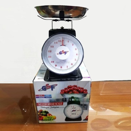 Timbangan Gsf 20Kg & 15Kg Timbangan Duduk Besi Stainless 15 Kg Dan 20 Kg