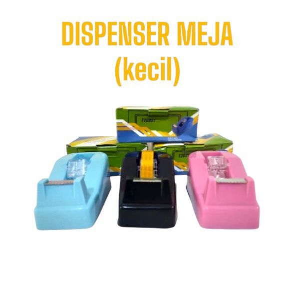 

DISPENSER SELOTIP | DISPENSER TAPE MEJA UKURAN KECIL