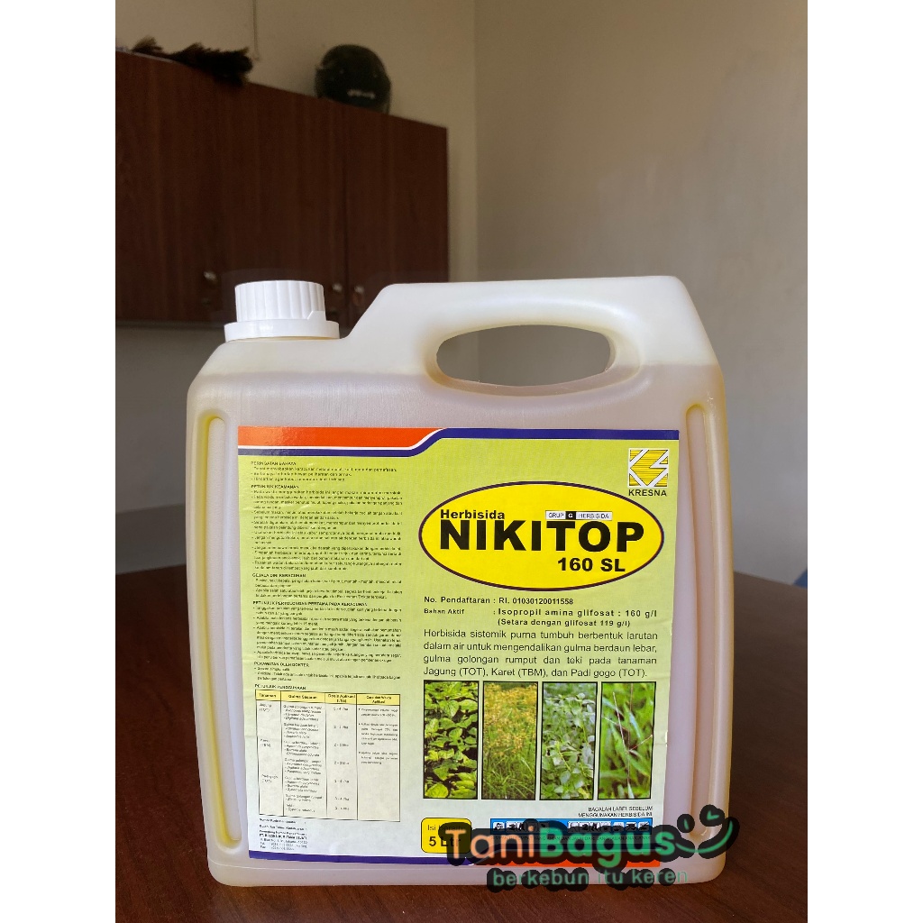 HERBISIDA NIKITOP 160 SL - 5 LITER