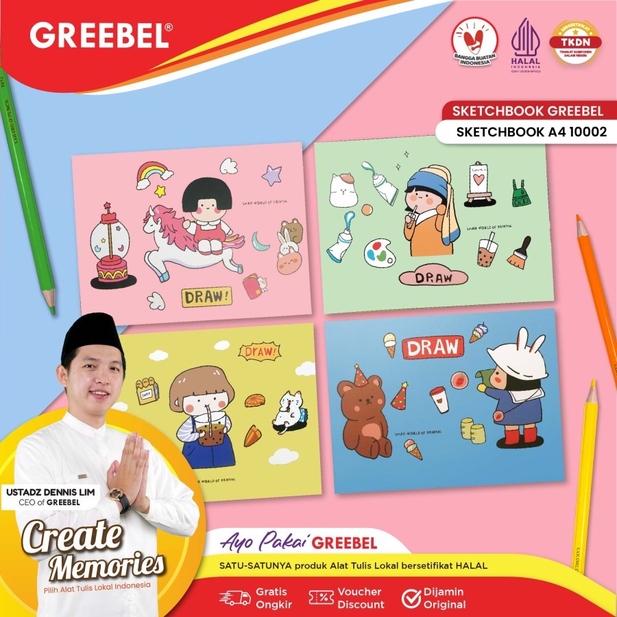 

TBMO SKETCH BOOK A4 10002 GREEBEL