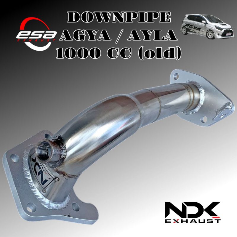 KNALPOT MOBIL NDK EXHAUST DOWNPIPE AGYA AYLA 1.000 CC DOWNPIPE RACING MOBIL KNALPOT RACING MOBIL