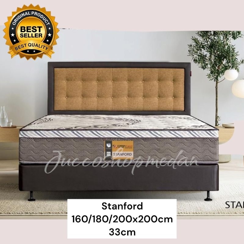 [ Jucco ] Springbed Smartland Stanford 180x200 - Matras Smartland Murah - Springbed Murah 200x200 be
