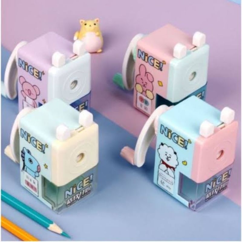

Nice Pensil Sharpener / Rautan Pensil Serut Meja Putar