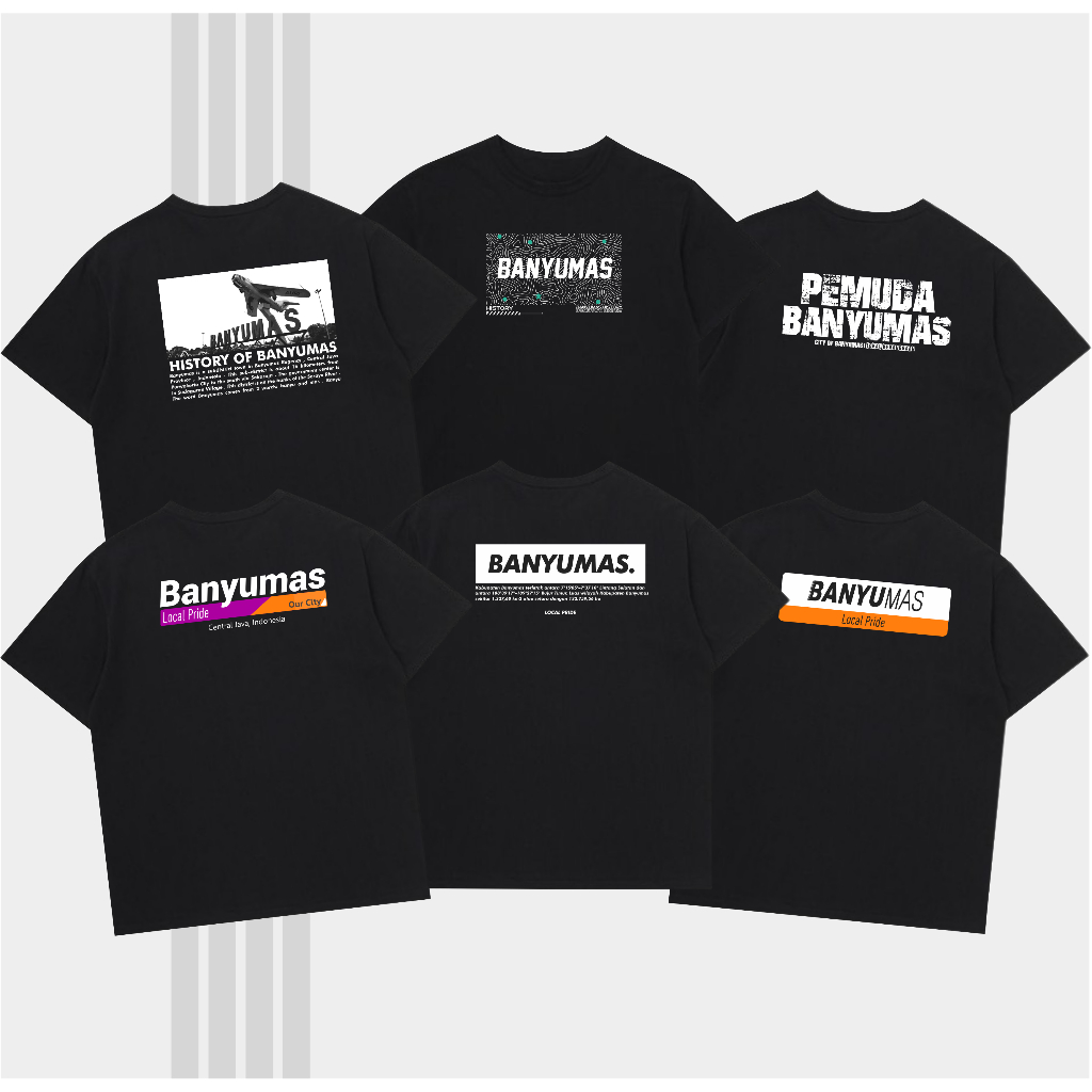 Kaos Banyumas Tshirt Iconik Kota Banyumas Distro Banyumas
