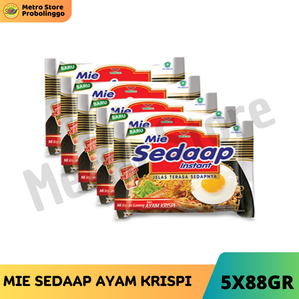 

MIE SEDAAP INSTANT RASA AYAM KRISPI 5PCS