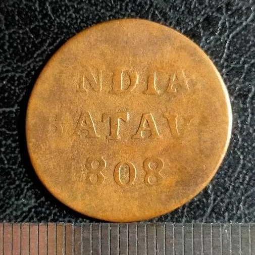 #9.IB. UANG KUNO / KOIN KUNO BELANDA INDIAE BATAV TAHUN 1808