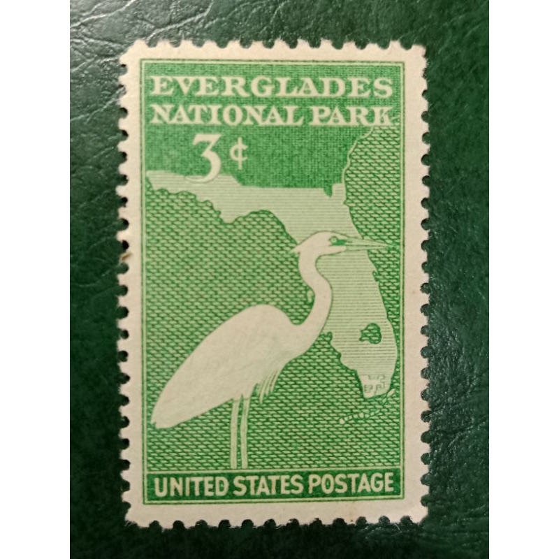 

Prangko USA 3 Cents Everglades National Park Tahun 1947 UN USED