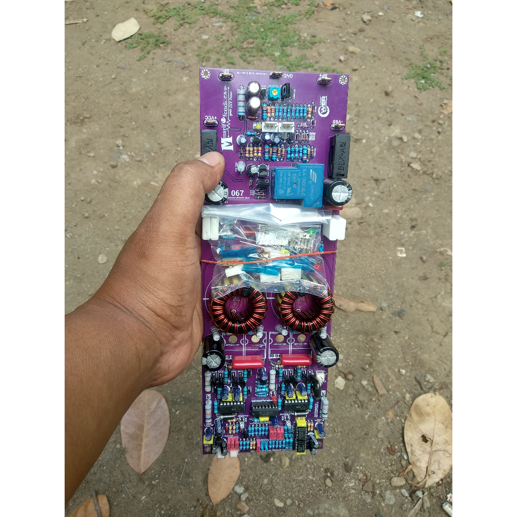 Class D Fullbridge D2K5 Dobel Feedback fullbridge Kit Power Amplifier + limiter TANPA HS DAN FINAL U