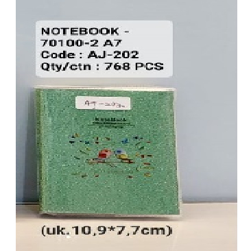 

NOTEBOOK A6 JQ-70100-2