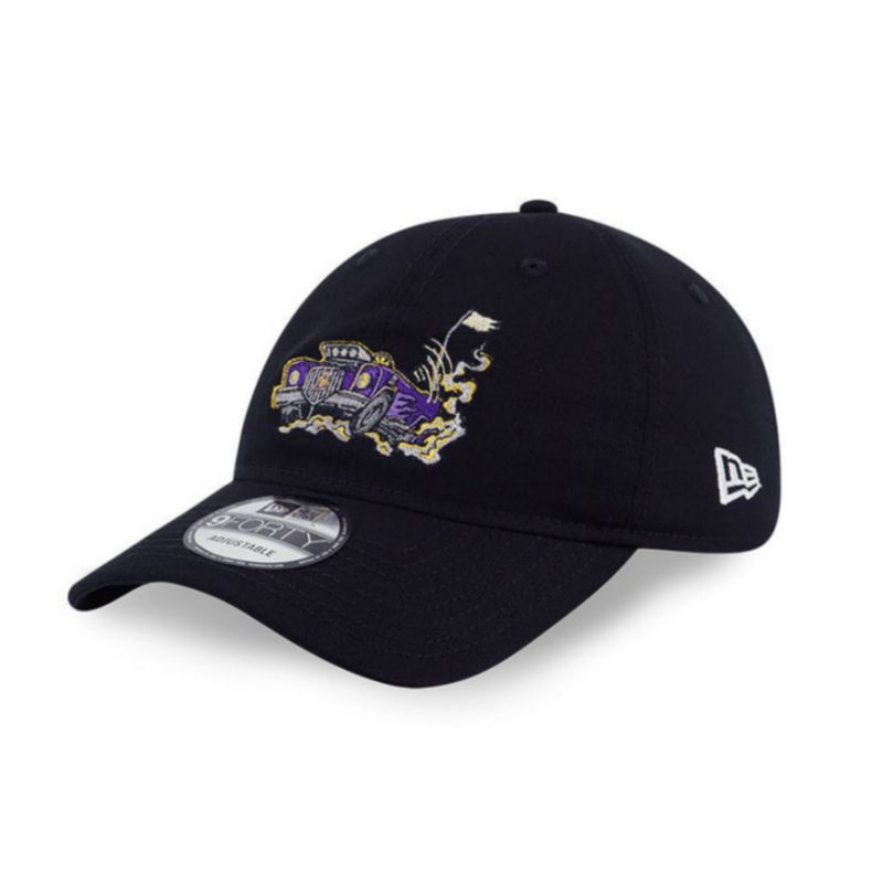 Topi New Era Cap Miami Los Angeles Lakers Unstructured 9Forty Adjustable Original