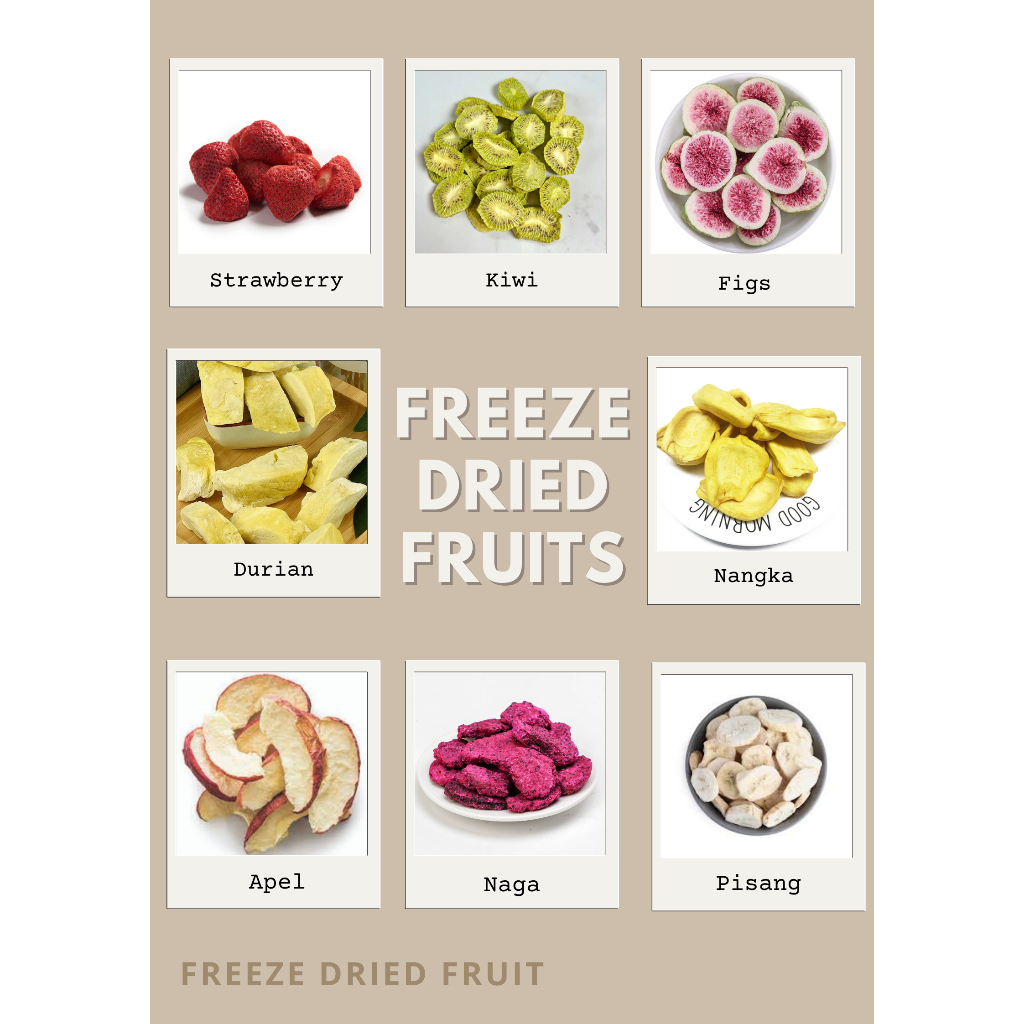 

FREEZE DRIED FRUIT/KERIPIK BUAH