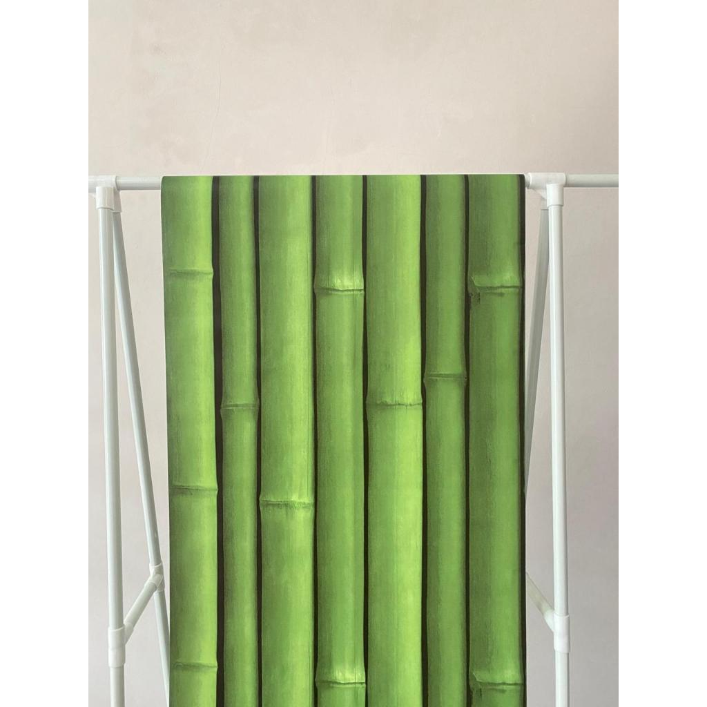 Wallpaper Stiker Dinding Motif dan Karakter Bambu 3D Premium Quality 45cm x 10meter