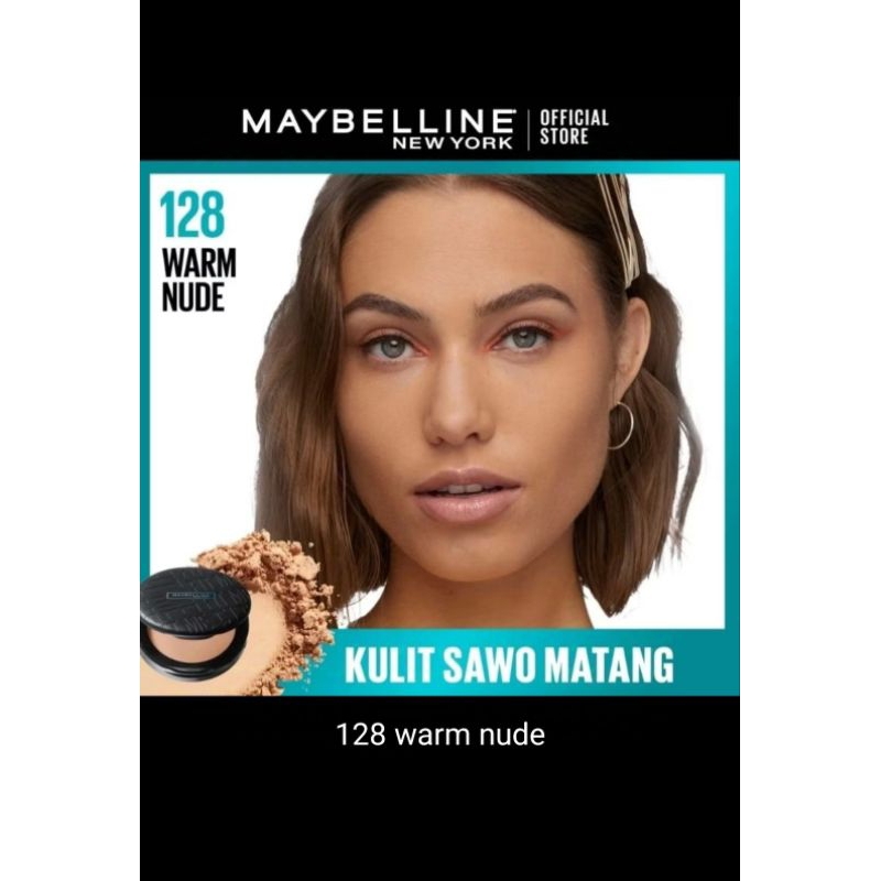 maybelline bedak padat / warm nude termurah / maybelline fit me