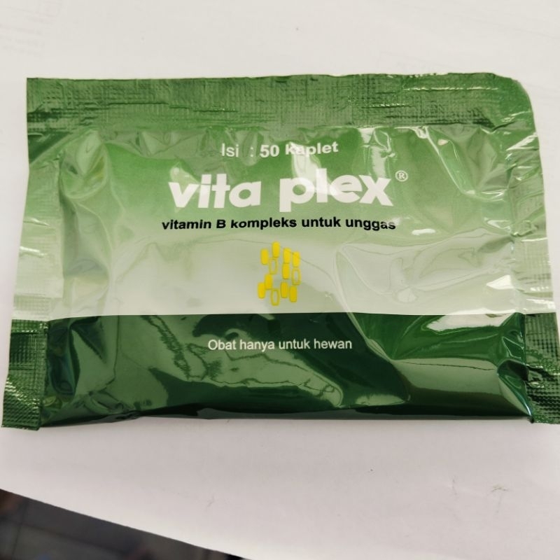 vita plex 50 Kaplet vitamin B Kompleks untuk unggas