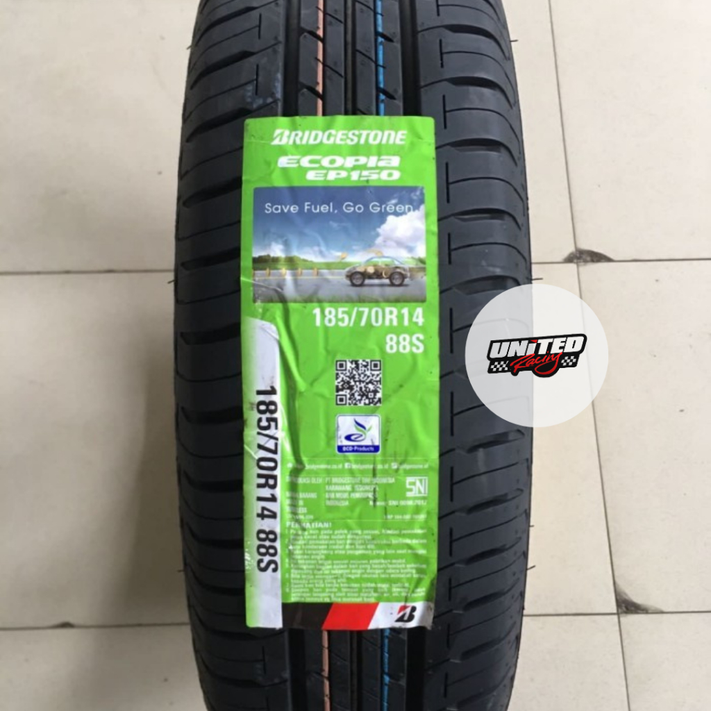 BAN MOBIL STANDAR AVANZA XENIA RING 14 BRIDGESTONE ECOPIA EP 150 185 70 R14 TUBLES AWET MURAH