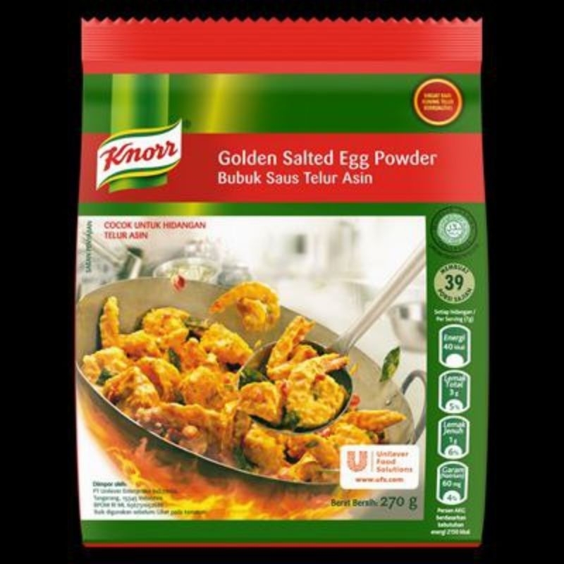 

Knorr Golden Salted Egg Powder (270gr) / Bumbu Telur Asin