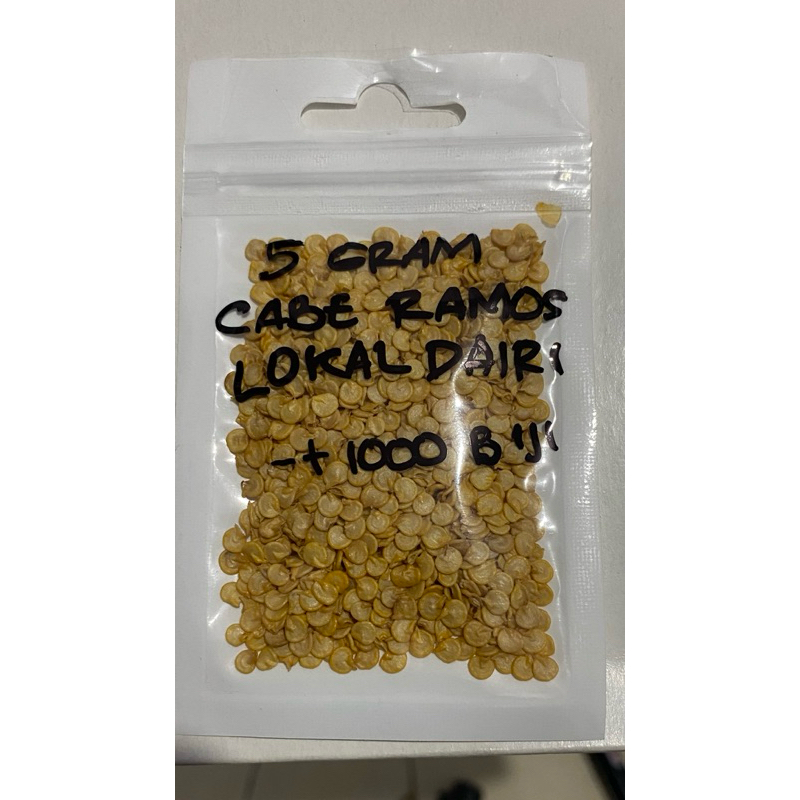 {5 Gram} Benih Cabe Rawit RAMOS Lokal Dairi Original