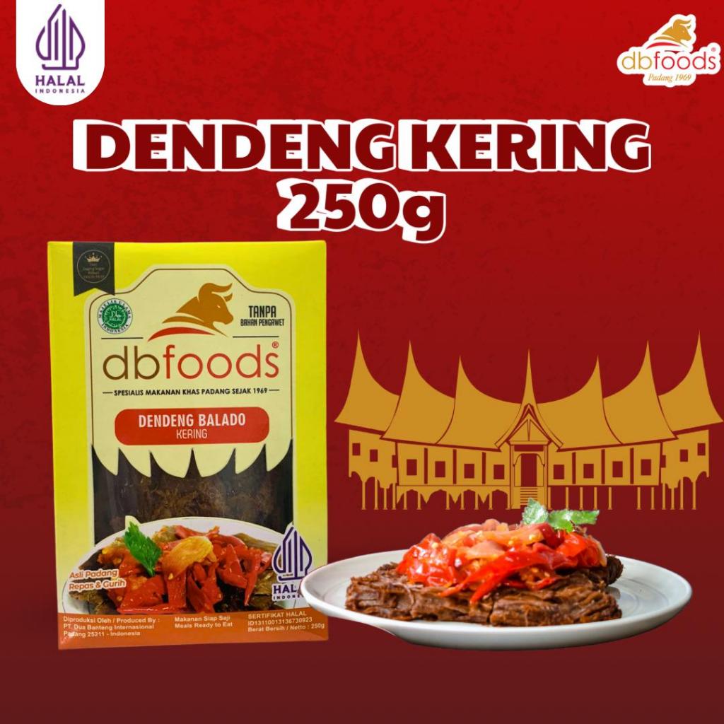 

DBFOODS Dendeng Kering 250g Siap Makan Praktis Asli Padang