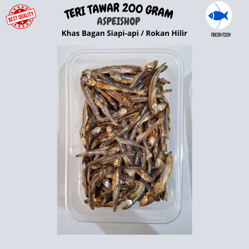 

IKAN ASIN TERI TAWAR/IKAN TERI TAWAR/TERI TAWAR 200 GRAM