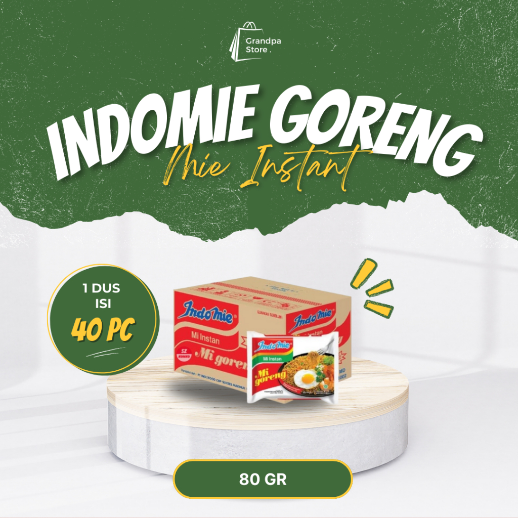 

INDOMIE GORENG SPC 80Gr 1 DUS ISI 40 PC MURAH !!