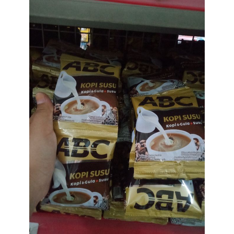 

KOPI ABC SUSU (25gr x 10pcs) RENCENG/PER KARTON HARGA MURAH MERIAH