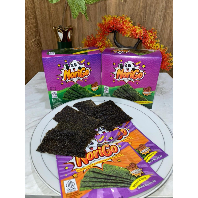 

Norigo Cemilan Rumput Laut 1 Dus isi 5 Box/60 pcs