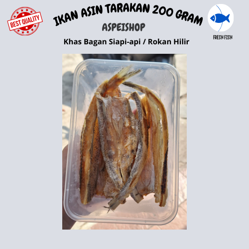 

IKAN ASIN TARAKAN/IKAN ASIN KACANG-KACANG 200 GRAM