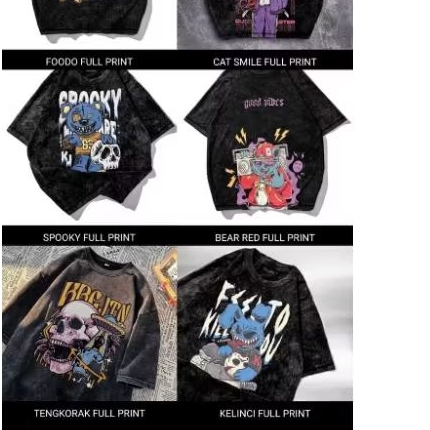 paket baju kaos oversize