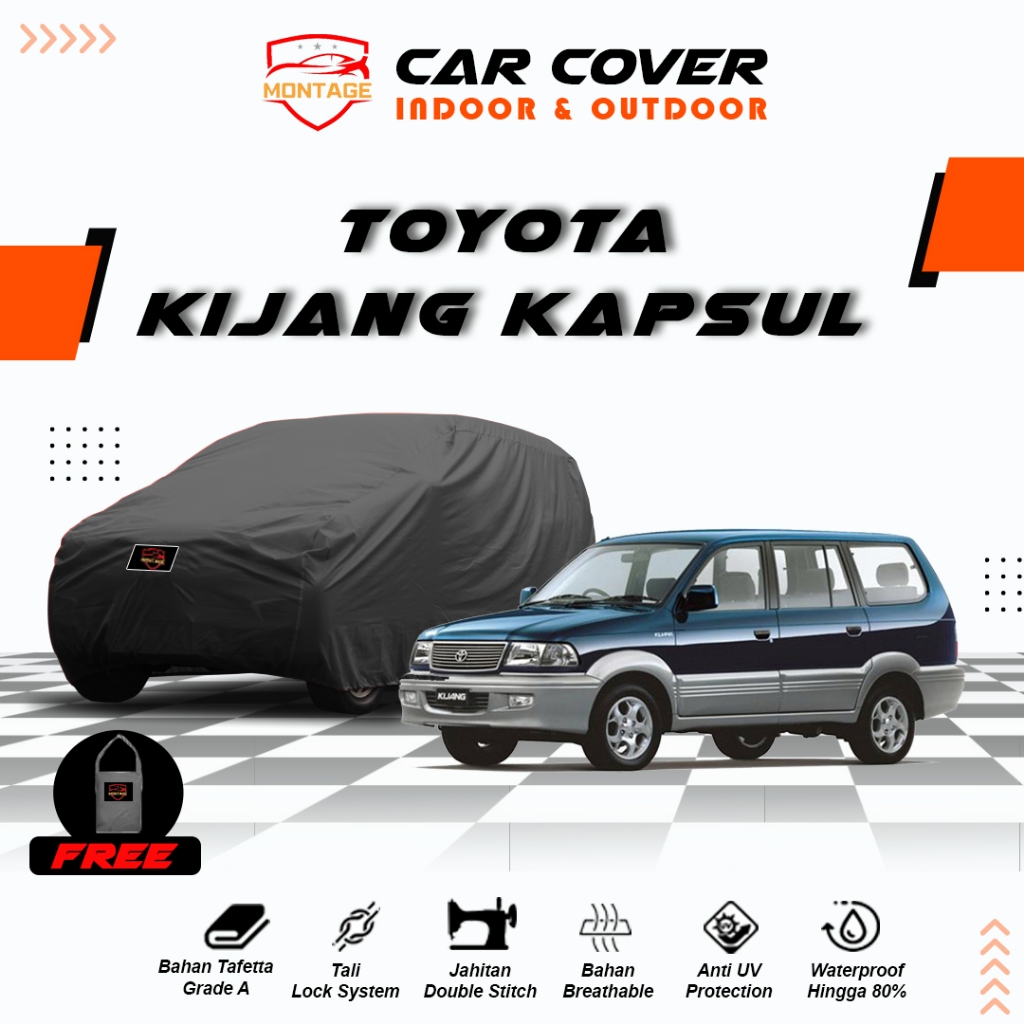 Body Cover Mobil Kijang Kapsul All Type / Sarung Mobil Kijang LGX / Selimut Mobil Kijang Kapsul