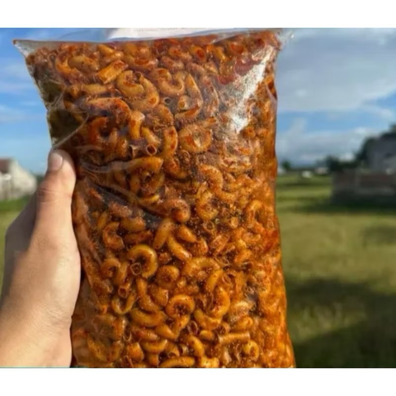 

Makaroni pipa crispy 500gr pedas daun jeruk bumbu banyak harga reseller