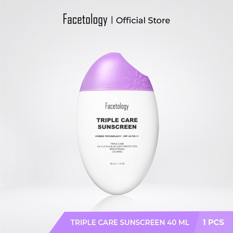 𐙚 FACETOLOGY SUNSCREEN 40ML ORI 𐙚
