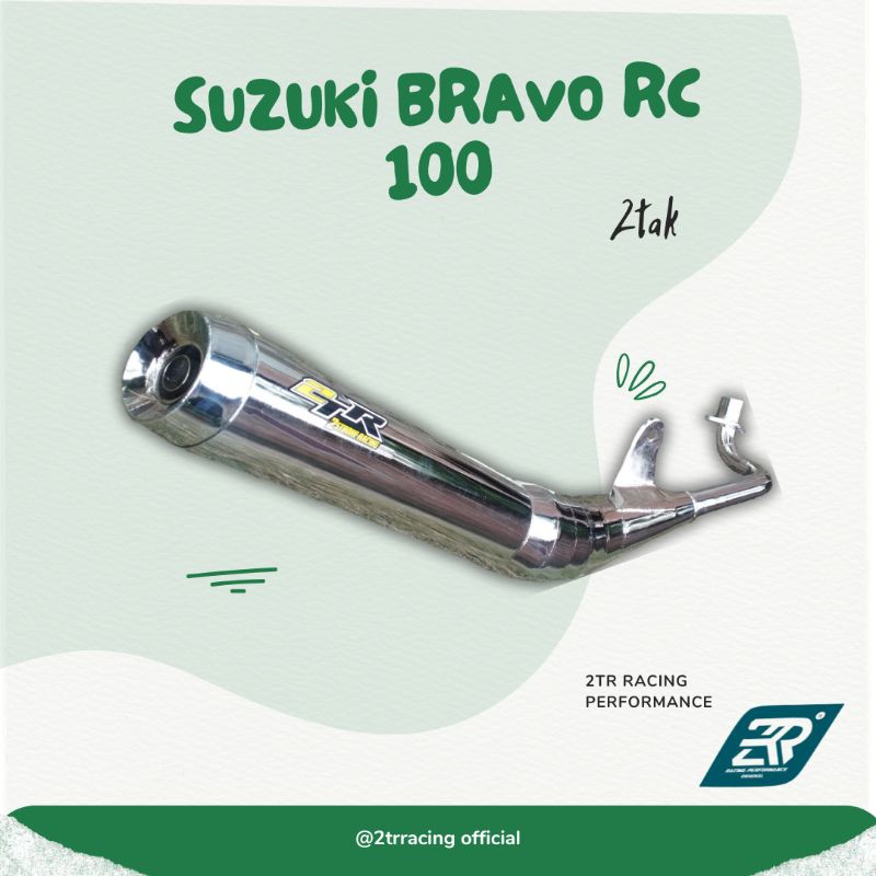 Knalpot Bambu Thailand SUZUKI Rc 100 Bravo