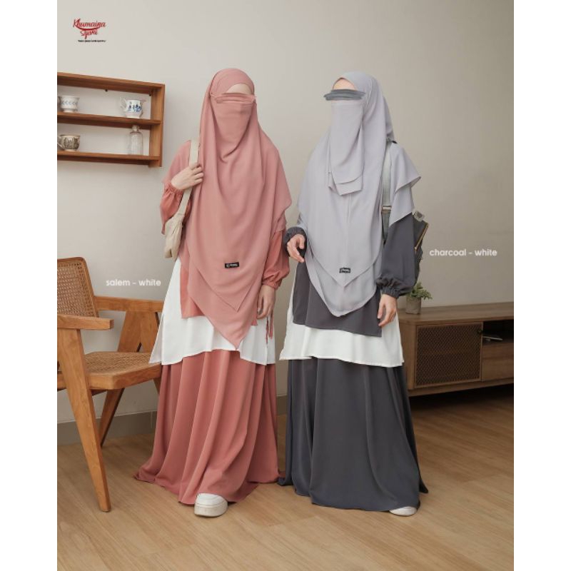 [READY] TUNIK TURKEY BY KHUMAIRA SYAR'I/ TUNIK ROK TERBARU TUNIK ROK LEBARAN/ TUNIK ROK REMAJA/ TUNI