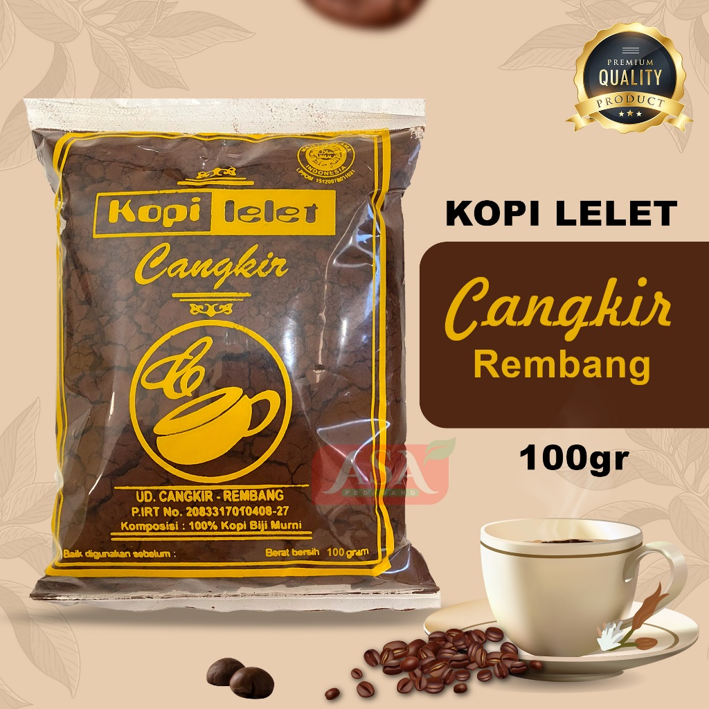

Kopi Lelet Cap Cangkir 100 Gram Lasem Rembang Asli Original