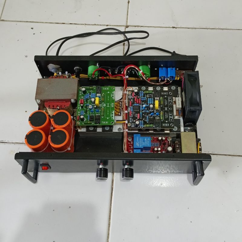 Ampli Rakitan 2 Channel 5A CT32 Tembaga Murni Ada Protector