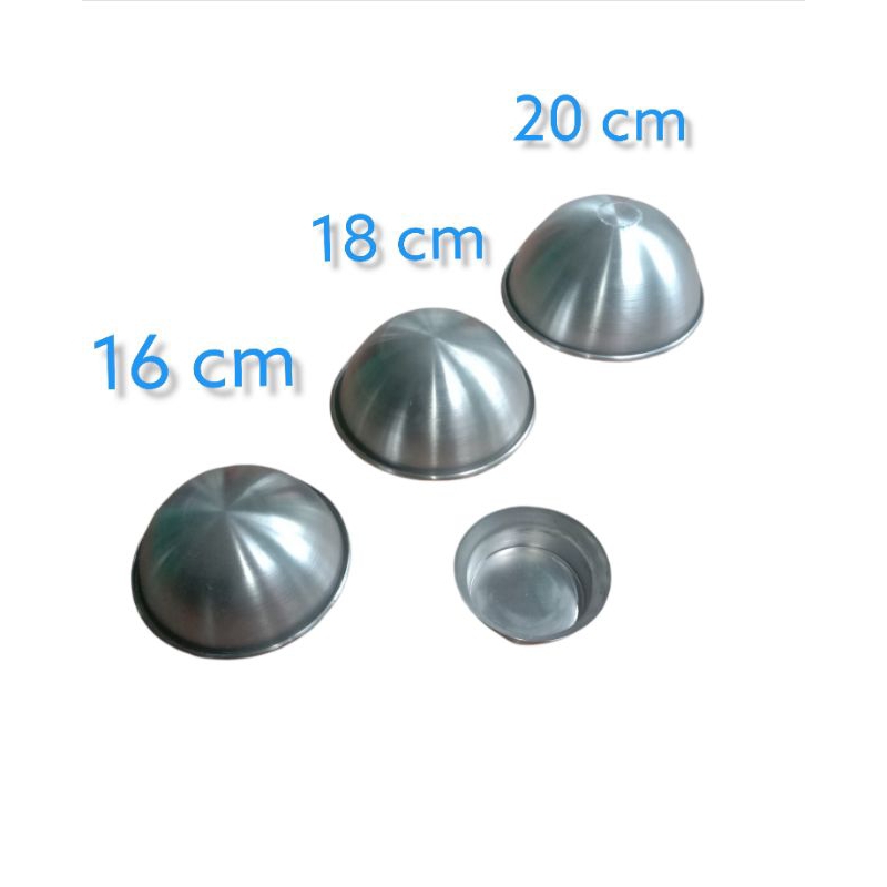 Loyang kue bola setengah lingkaran/ Loyang karakter bentuk bola setengah lingkaran / Loyang setengah