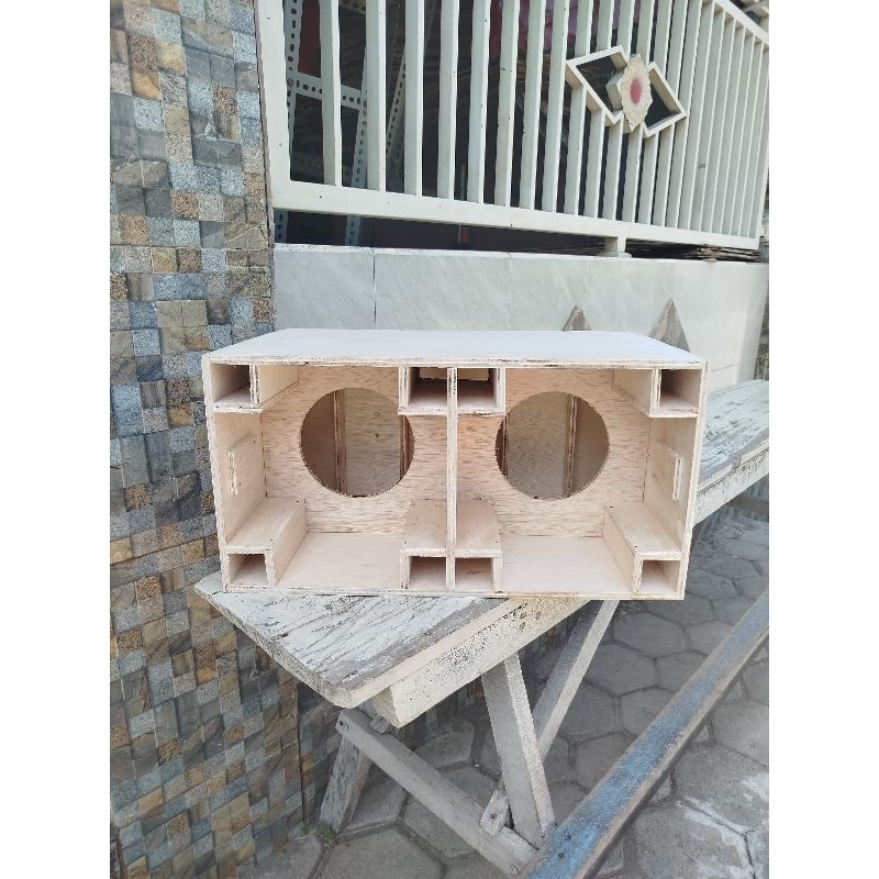 BOX SPEAKER MINIATUR PLANAR BREWOG BIASA DOUBLE 6 INCH
