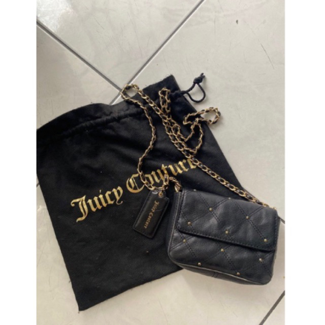 (PRELOVED)JUICY COUTURE - MINI SLING BAG IN BLACK