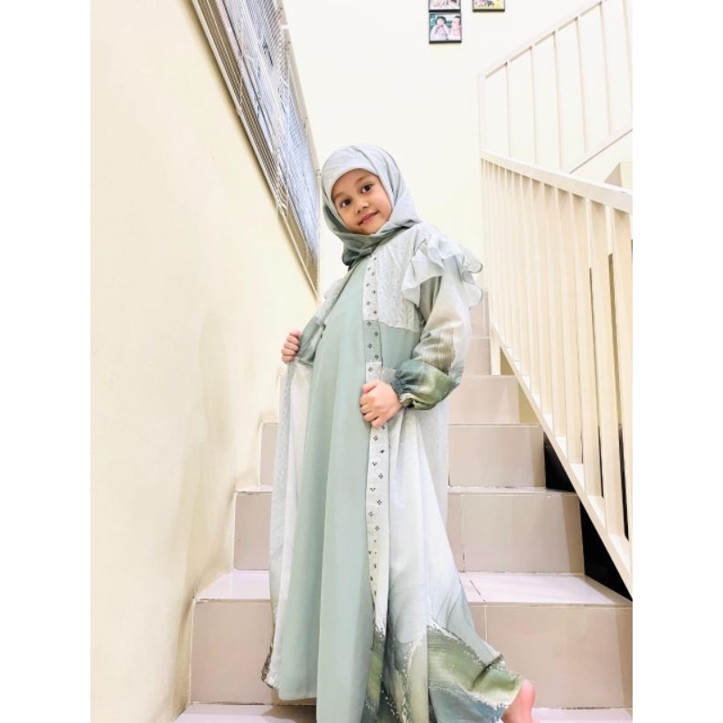 GAMIS ANAK MARWAH SET HIJAB
