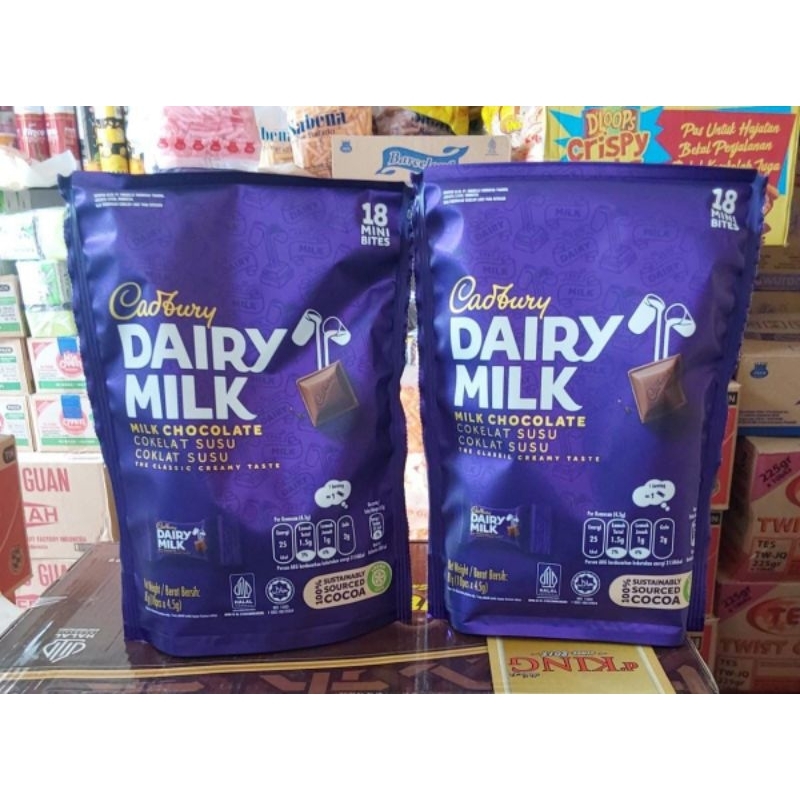 

Cadbury dairy milk 1 pouch