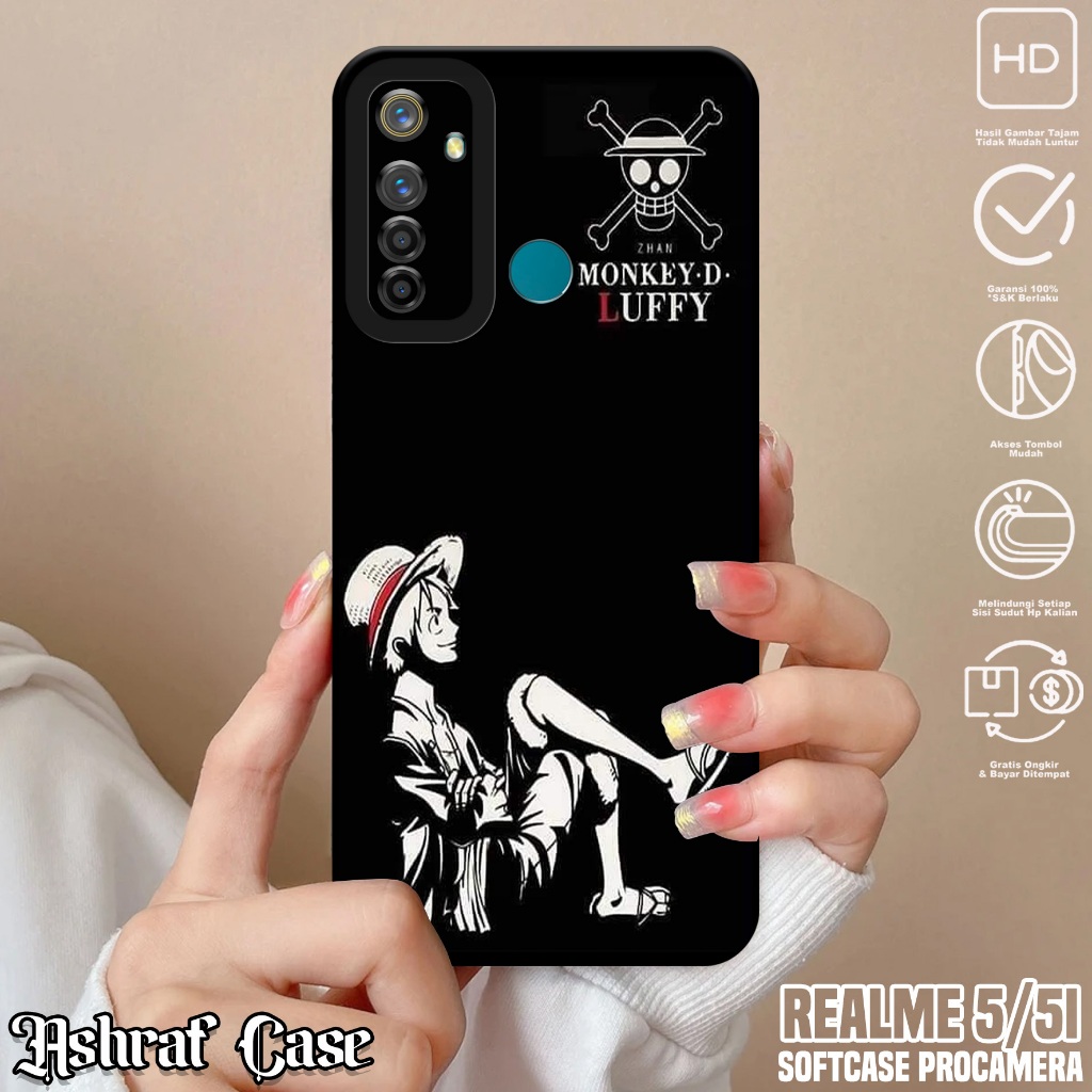 Case Realme 5 / Realme 5i - Casing Realme 5i / Realme 5 Motif OP - Softcase Hp Realme 5i - Kondom Hp
