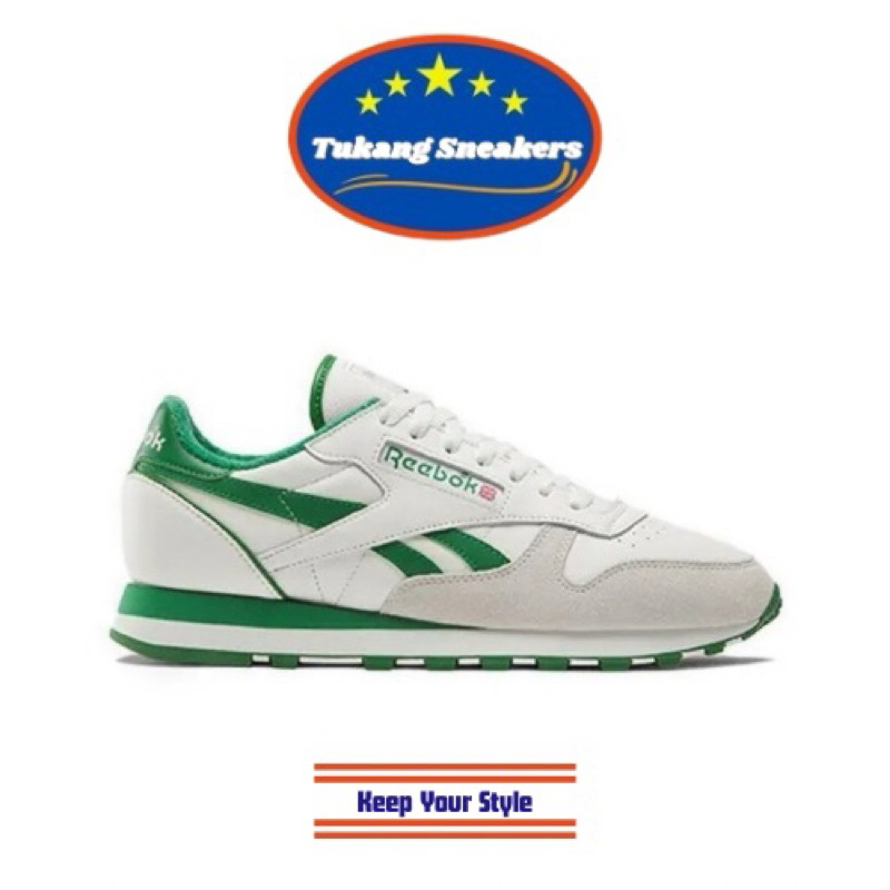 Sepatu Sneakers Pria Reebok Classic Leather 1983 Chalk REEC00074340