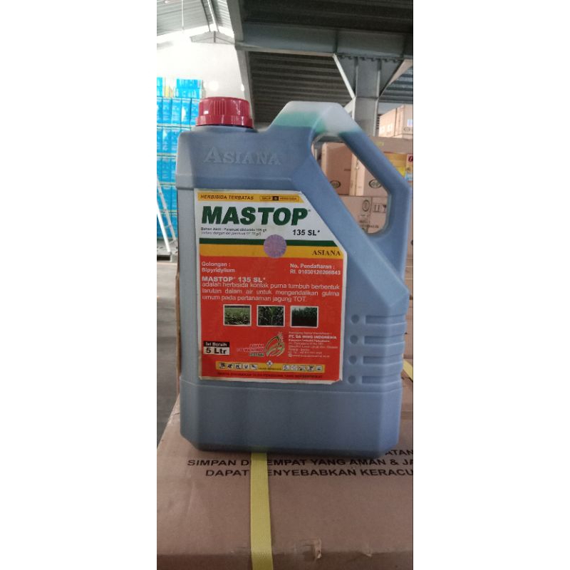 Herbisida kontak / pembakar /racun rumput paling ampuh Mastop 135 Sl