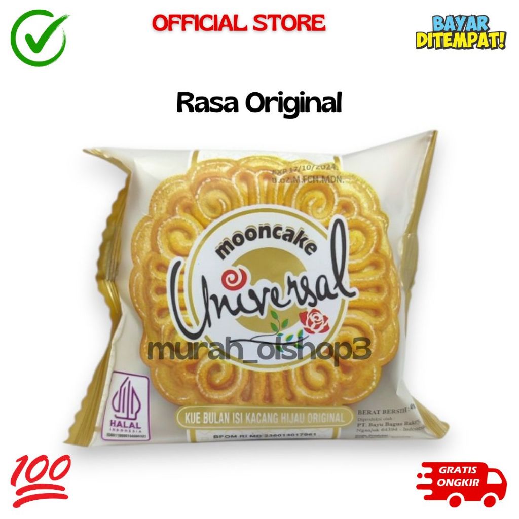 

Roti Mooncake Kue Bulan Halal All Varian Rasa Masa Aktif Di Jamin Lama
