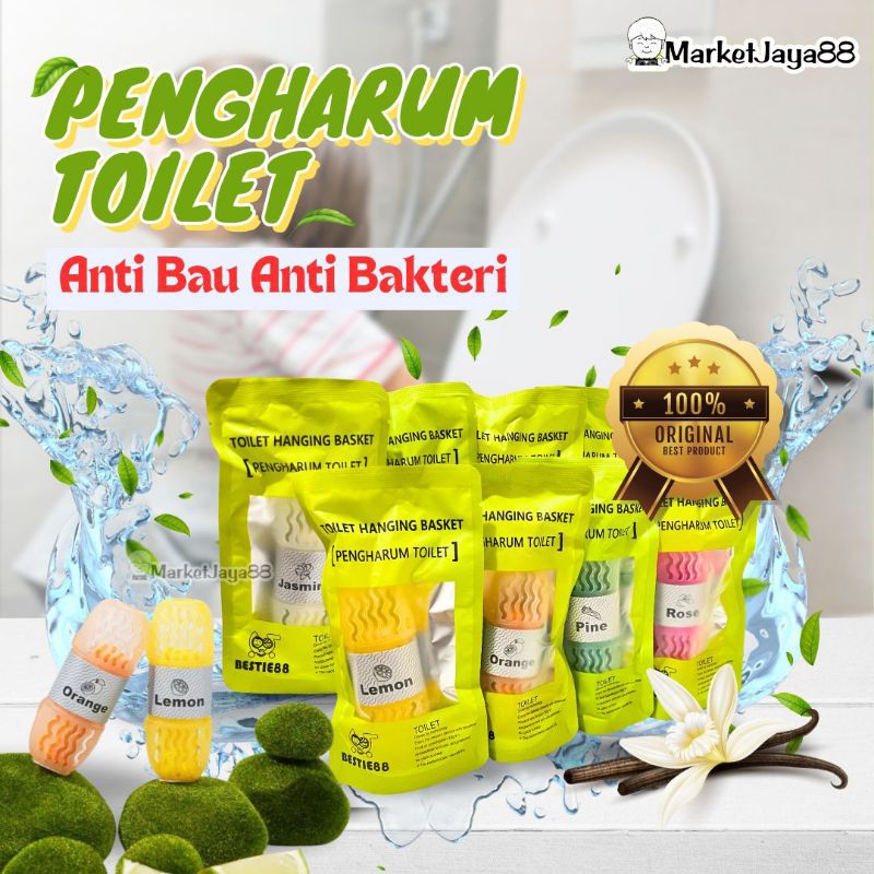 JUAL MJ88 PEWANGI PENGHARUM TOILET CLOSET GANTUNG PENGHARUM TOILET GEL PARFUM TOILET PEWANGI WC ANTI