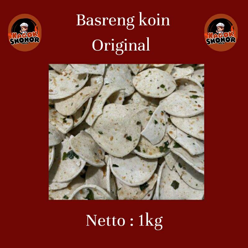 

Basreng Koin Original Daun Jeruk Murah 1 kg Kagok Shohor Snack